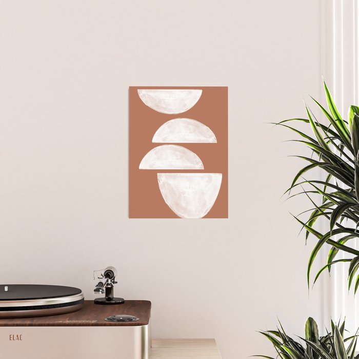 Abstract Terracotta  Poster Gallery Image 2