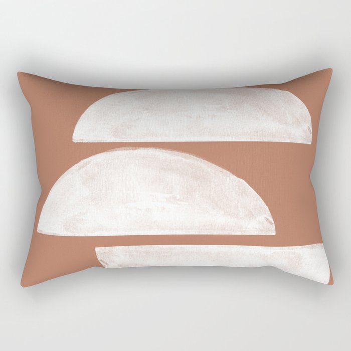 Abstract Terracotta  Rectangular Pillow Gallery Image 2