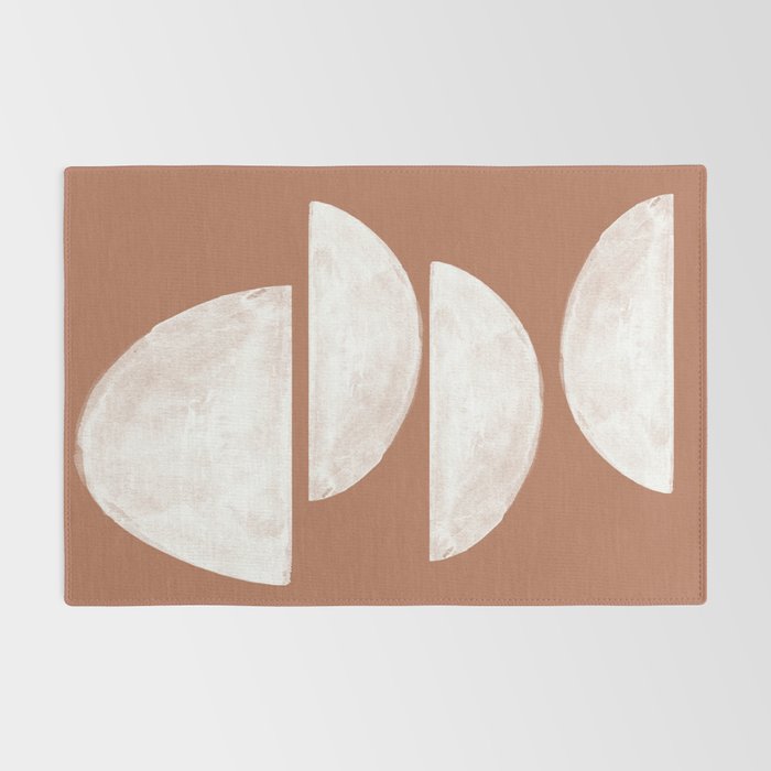 Abstract Terracotta  Rug Gallery Image 2