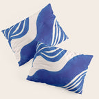 Indigo Flow Pillow Sham Gallery Image 3