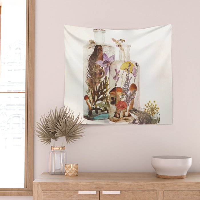 WITCH BOTTLES Wall Tapestry Gallery Image 2