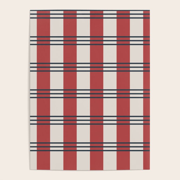 Winter 2025 Red Plaid Poster Gallery Image 4