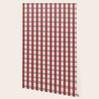Winter 2025 Red Plaid Wallpaper Gallery Image 2