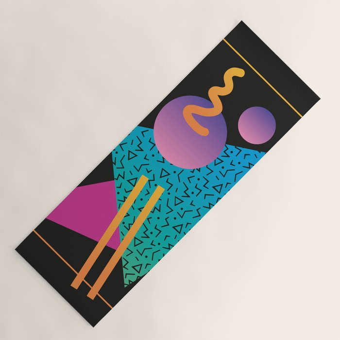 Memphis Pattern 24 - 80s / 90s Retro Yoga Mat Gallery Image 1