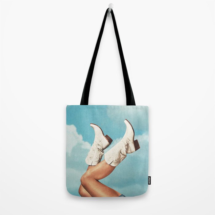 These Boots - Blue Sky Tote Bag Gallery Image 2