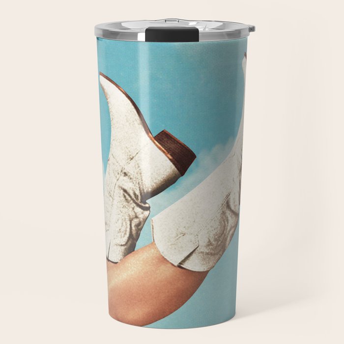 These Boots - Blue Sky Travel Mug Gallery Image 1