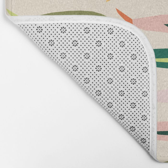 Vintage colorful sardines  Bath Mat Gallery Image 2