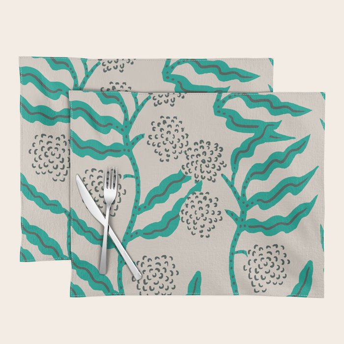 LA VILLE VINE MINT Placemat Gallery Image 1