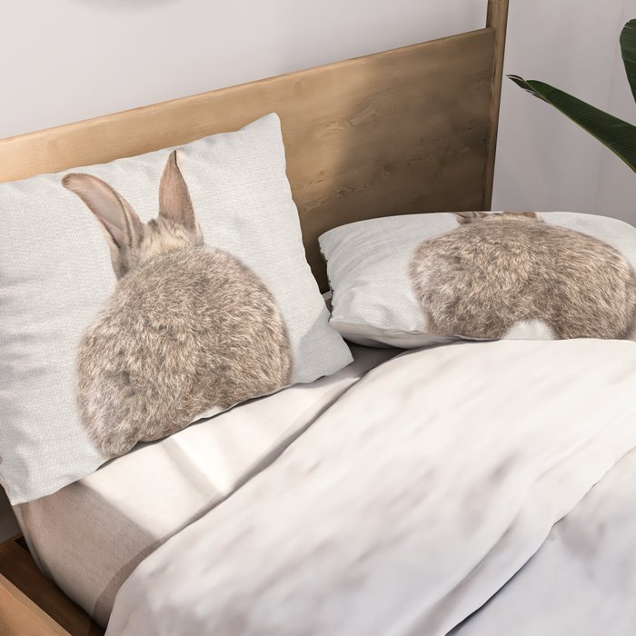 Rabbit Tail - Colorful Pillow Sham Gallery Image 2
