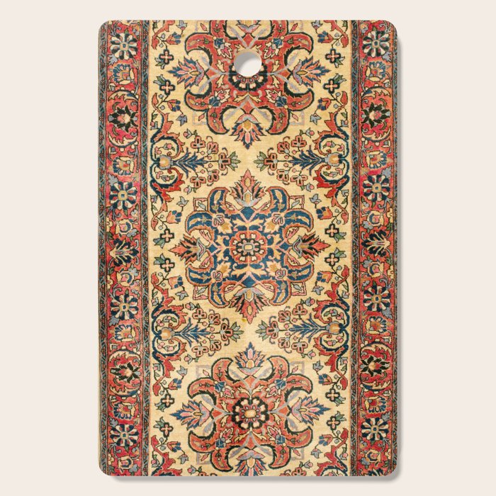 Kashan  Antique Central Persian Rug Print Cutting Board Gallery Image 1