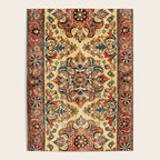Kashan  Antique Central Persian Rug Print Poster Gallery Image 4