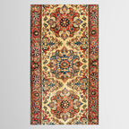 Kashan  Antique Central Persian Rug Print Tablecloth Gallery Image 2
