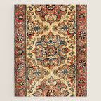 Kashan  Antique Central Persian Rug Print Jigsaw Puzzle Gallery Image 1