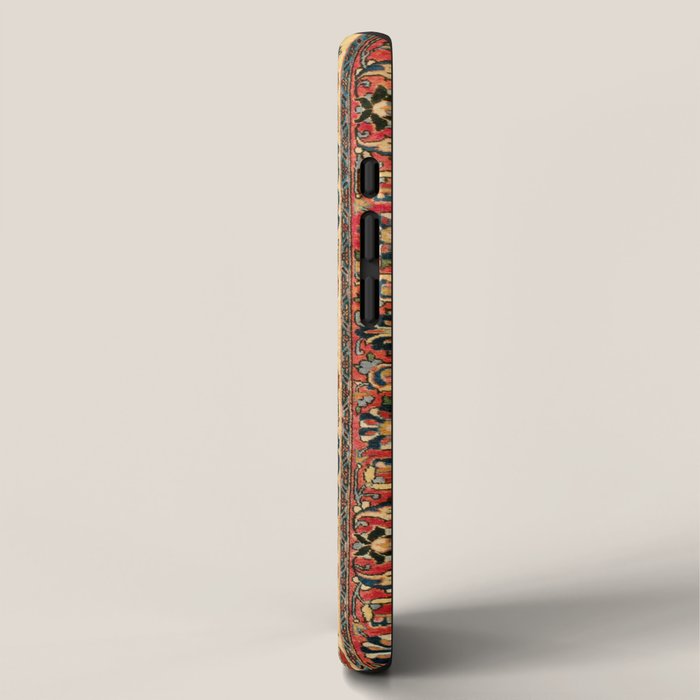 Kashan  Antique Central Persian Rug Print iPhone Case Gallery Image 2