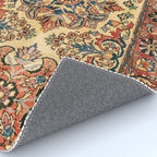 Kashan  Antique Central Persian Rug Print Rug Gallery Image 4