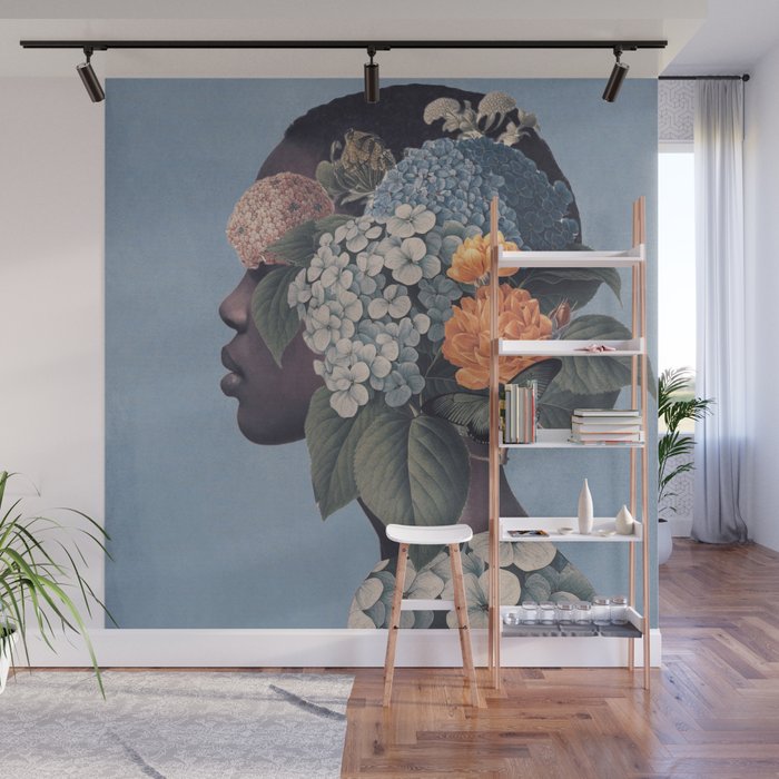 Floral Portrait 37 Wall Mural Gallery Image 1