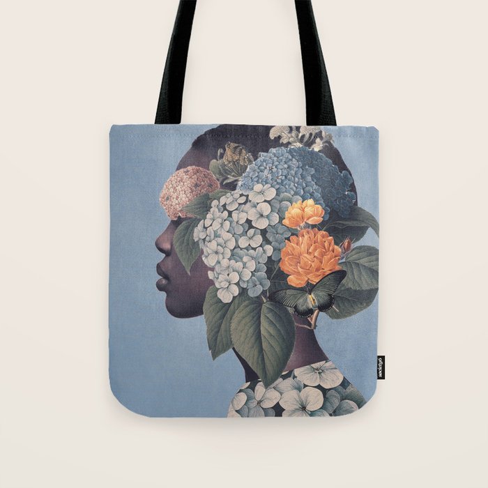 Floral Portrait 37 Tote Bag Gallery Image 1