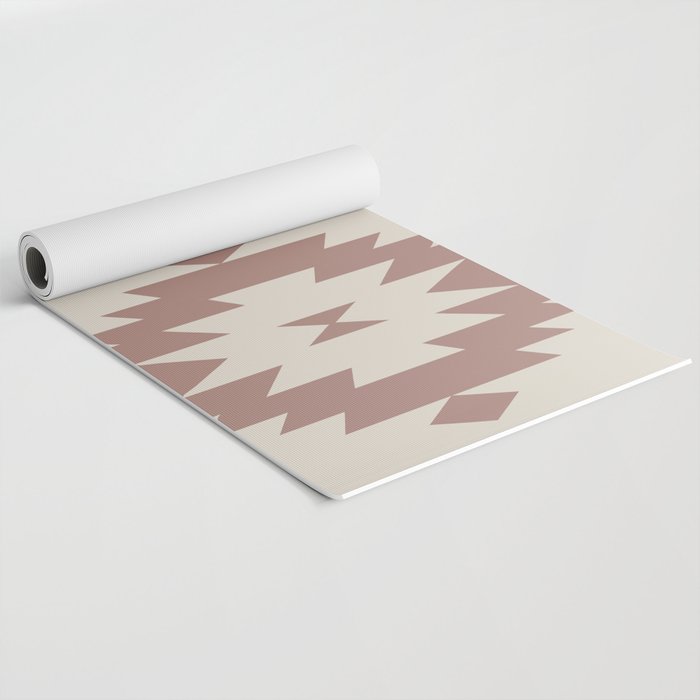 Southwestern Minimalism - Neutral Rose Beige Yoga Mat Gallery Image 2