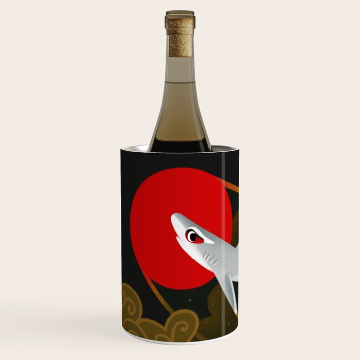White Tip Reef Shark Wine Chiller Gallery Image 2