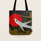White Tip Reef Shark Tote Bag Gallery Image 1