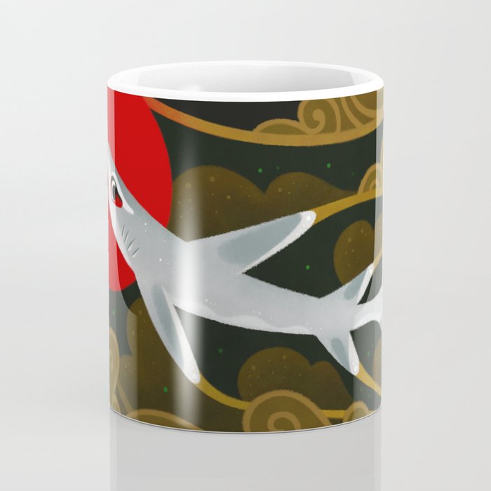 White Tip Reef Shark Coffee Mug Gallery Image 4
