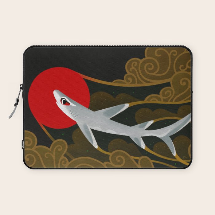 White Tip Reef Shark Laptop Sleeve Gallery Image 1