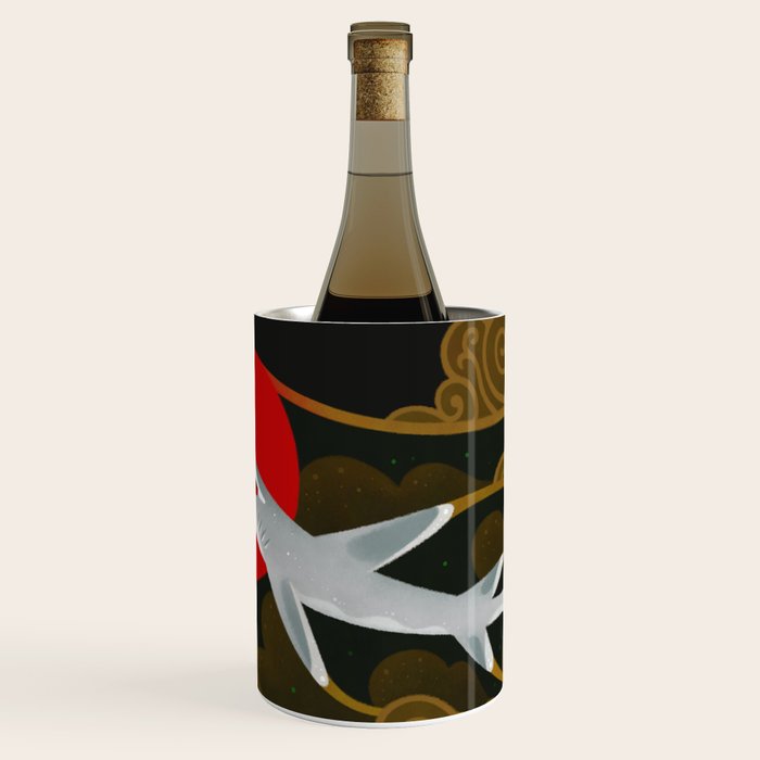 White Tip Reef Shark Wine Chiller Gallery Image 1
