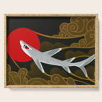 White Tip Reef Shark Serving Tray Gallery Image 1