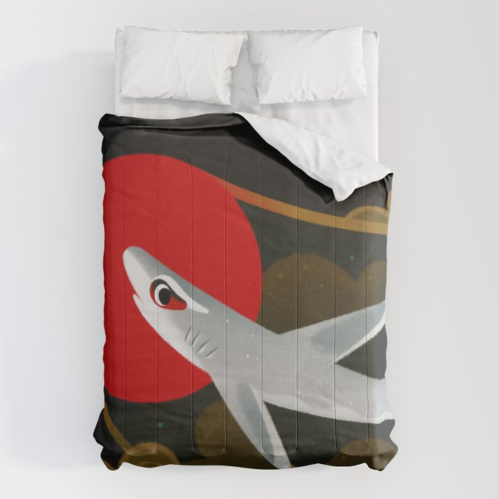 White Tip Reef Shark Comforter Gallery Image 6