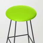 Solid Bright Green Yellow Neon Color Stool Gallery Image 2