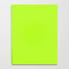 Solid Bright Green Yellow Neon Color Notebook Gallery Image 4