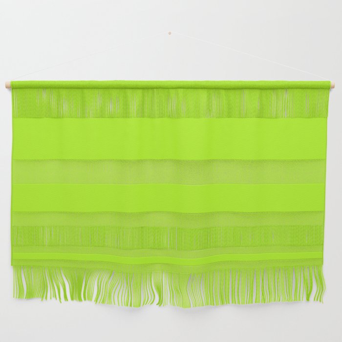 Solid Bright Green Yellow Neon Color Wall Hanging Gallery Image 1