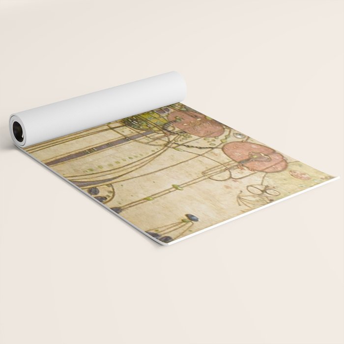 Charles Rennie Mackintosh , The Wassail  Yoga Mat Gallery Image 2