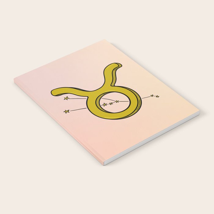 Taurus Symbol Notebook Gallery Image 2