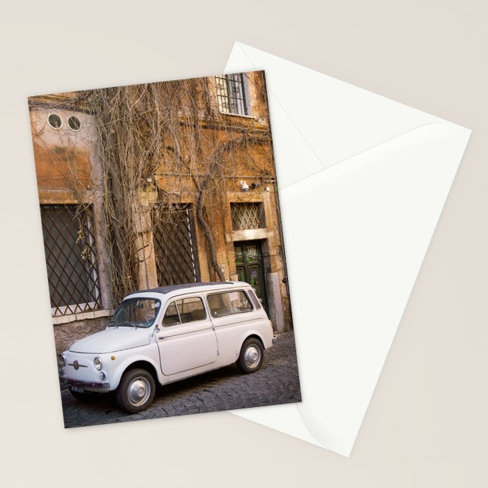 Trastevere Street - Travel Photography, Rome Italy Stationery Card Gallery Image 2