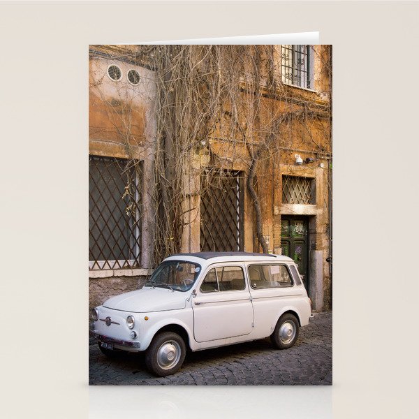 Trastevere Street - Travel Photography, Rome Italy Stationery Card Gallery Image 1