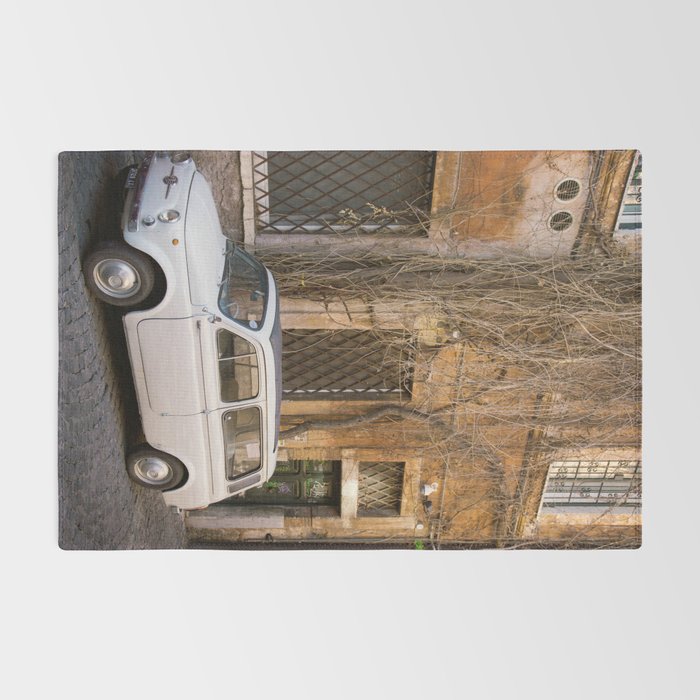 Trastevere Street - Travel Photography, Rome Italy Rug Gallery Image 2