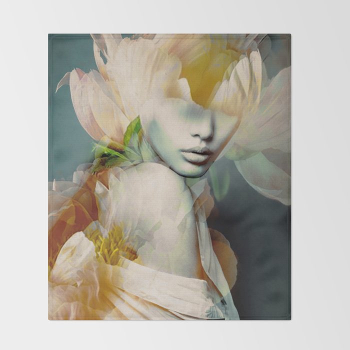 blooming 2a Throw Blanket Gallery Image 2