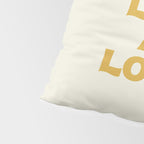 Loved and loving - gold Pillow Sham Gallery Image 4