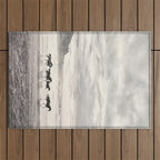 Horses on the Beach Outdoor Rug Gallery Image 1