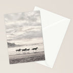 Horses on the Beach Stationery Card Gallery Image 2