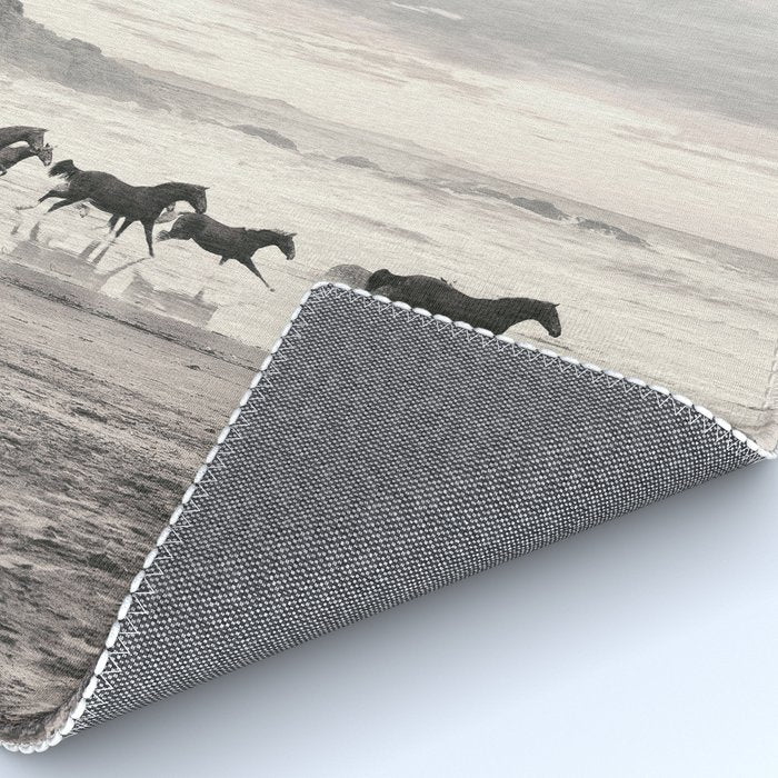 Horses on the Beach Rug Gallery Image 4