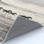 Horses on the Beach Rug Gallery Image 4
