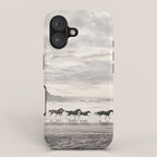 Horses on the Beach iPhone Case Gallery Image 1