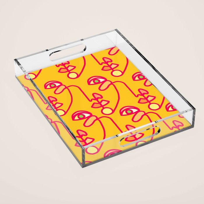 Multi Faced Pink Lemonade Acrylic Tray Gallery Image 1