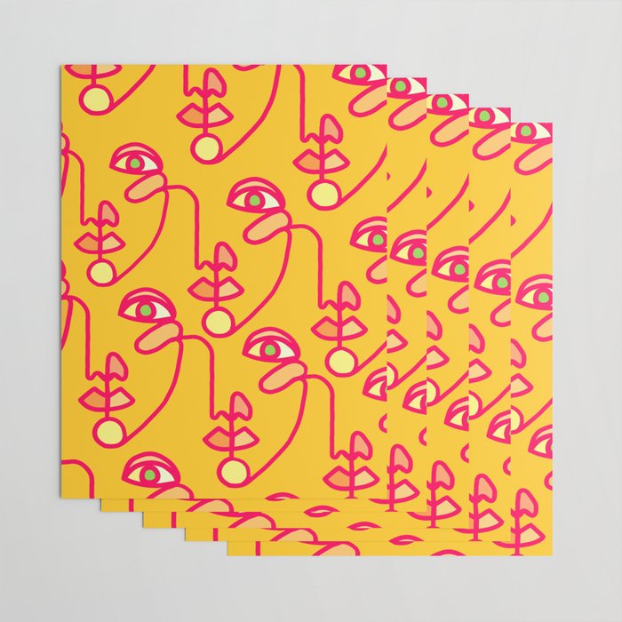 Multi Faced Pink Lemonade Wrapping Paper Gallery Image 3