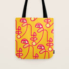 Multi Faced Pink Lemonade Tote Bag Gallery Image 1