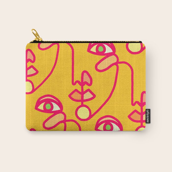 Multi Faced Pink Lemonade Carry All Pouch Gallery Image 1