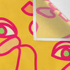 Multi Faced Pink Lemonade Wall Tapestry Gallery Image 3