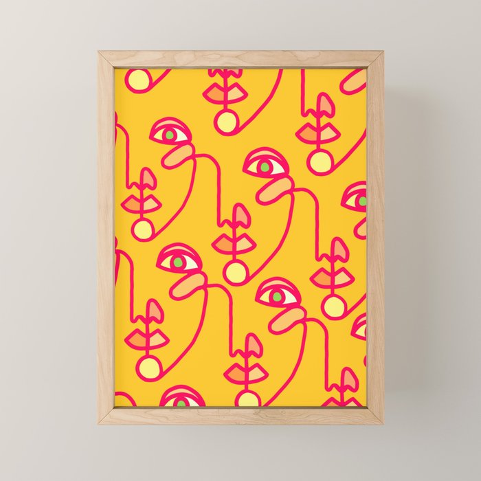 Multi Faced Pink Lemonade Mini Art Print Gallery Image 1
